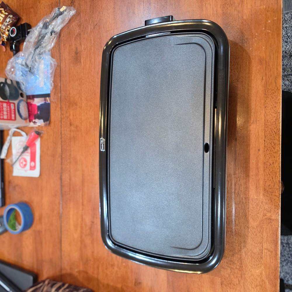 Dash Everyday Griddle DEG200GBAQ01 Aqua Black Excellent 1500W Non-Stick
